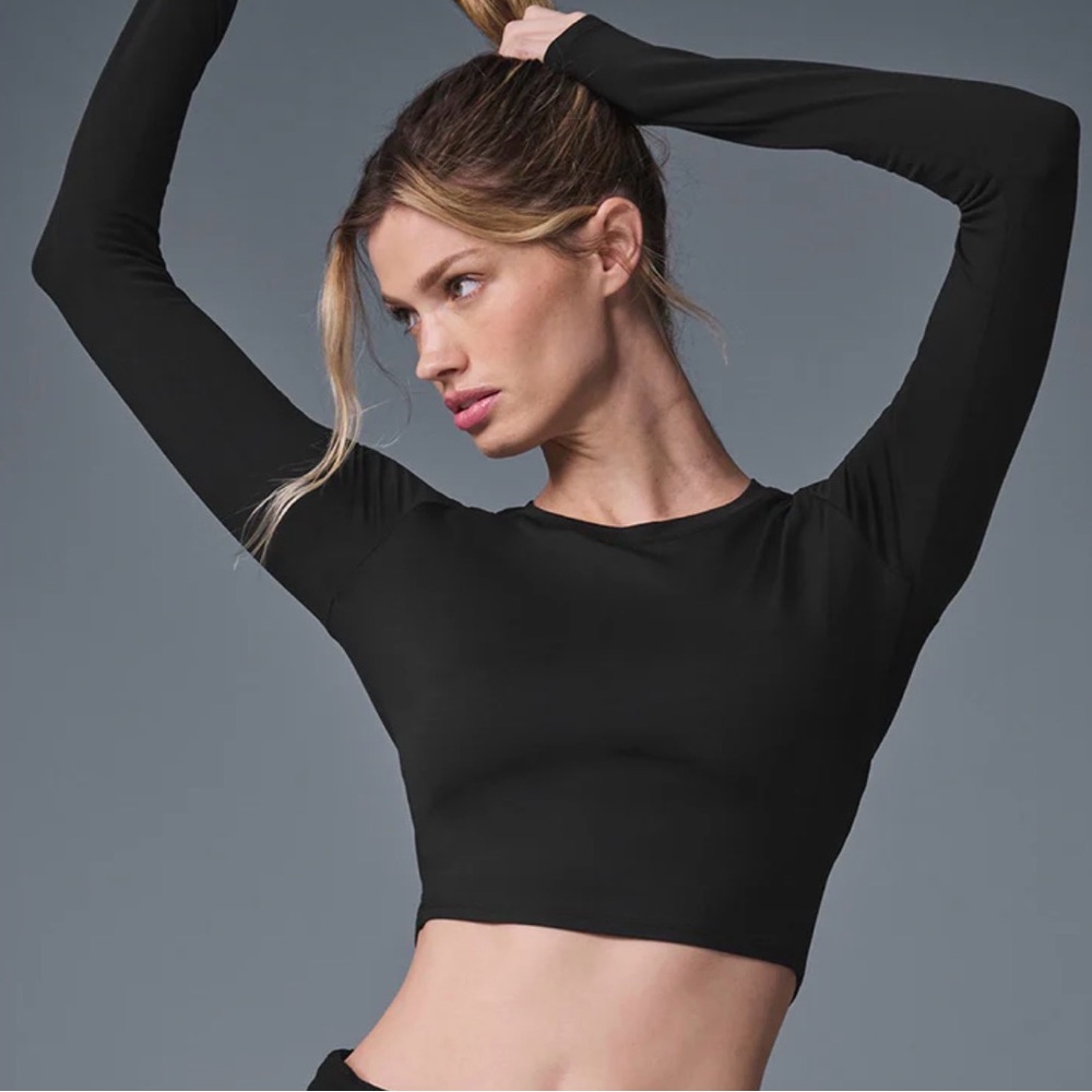 Alosoft Crop Finesse Long Sleeve - M